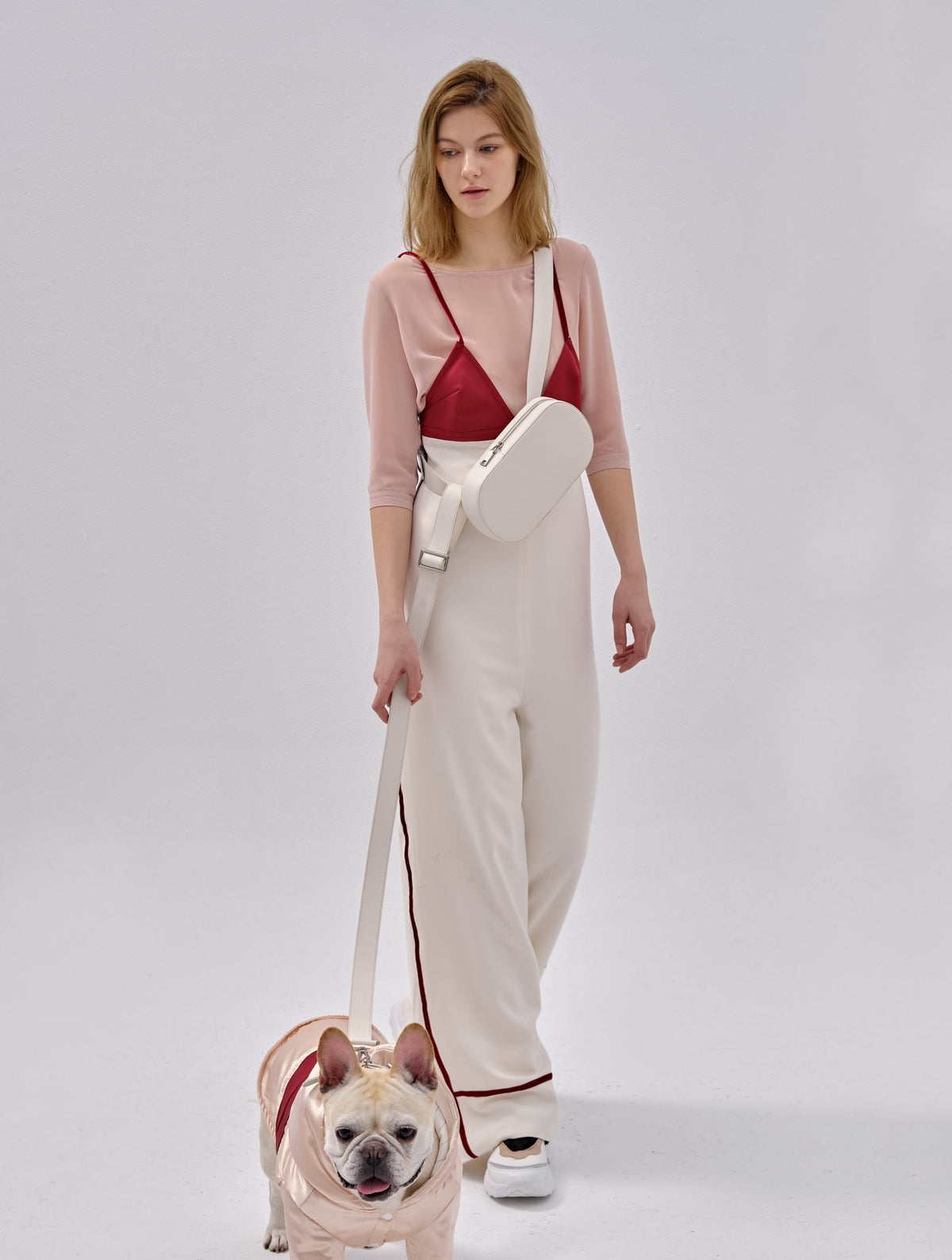 Andersen Calfskin Shoulder Bag & Leash & Collar