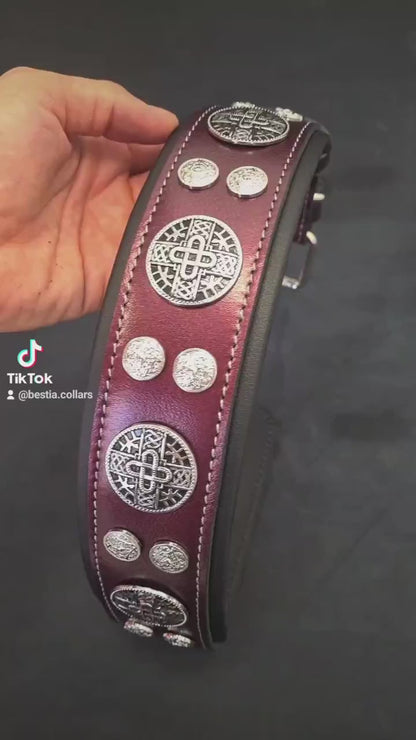 The "Hektor" Burgundy Collar LIMITED