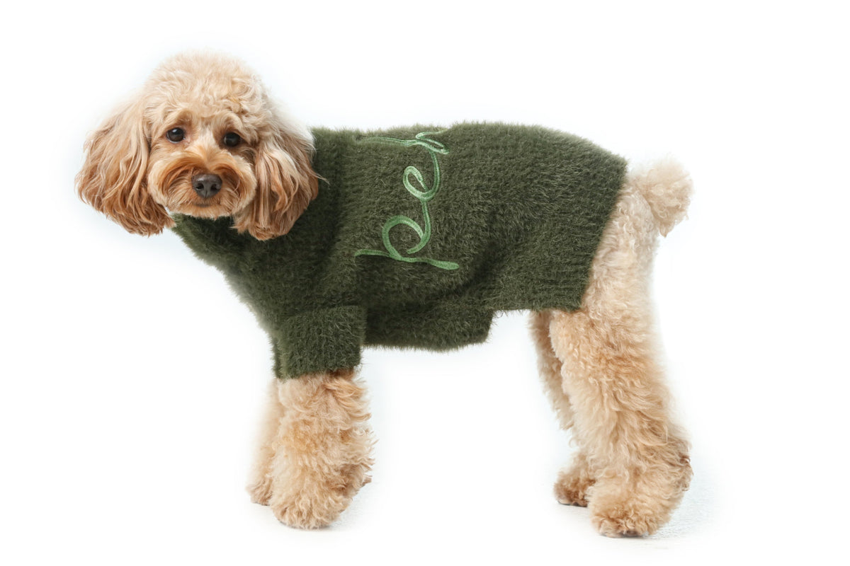 Eskimo Fuzzy Sweater - Green